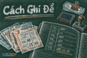 Ghi đề hiểu đơn giản là chọn một con số rồi đặt tiền vào đó - cách ghi đề