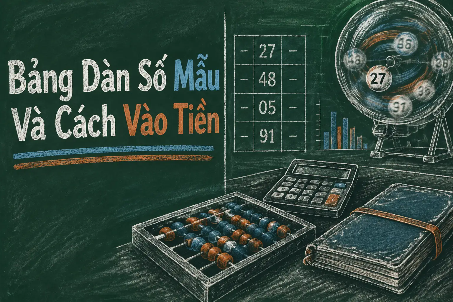 bạn dễ hình dung, đây là một dàn mẫu chỉ mang tính minh họa - dàn đề 20 số