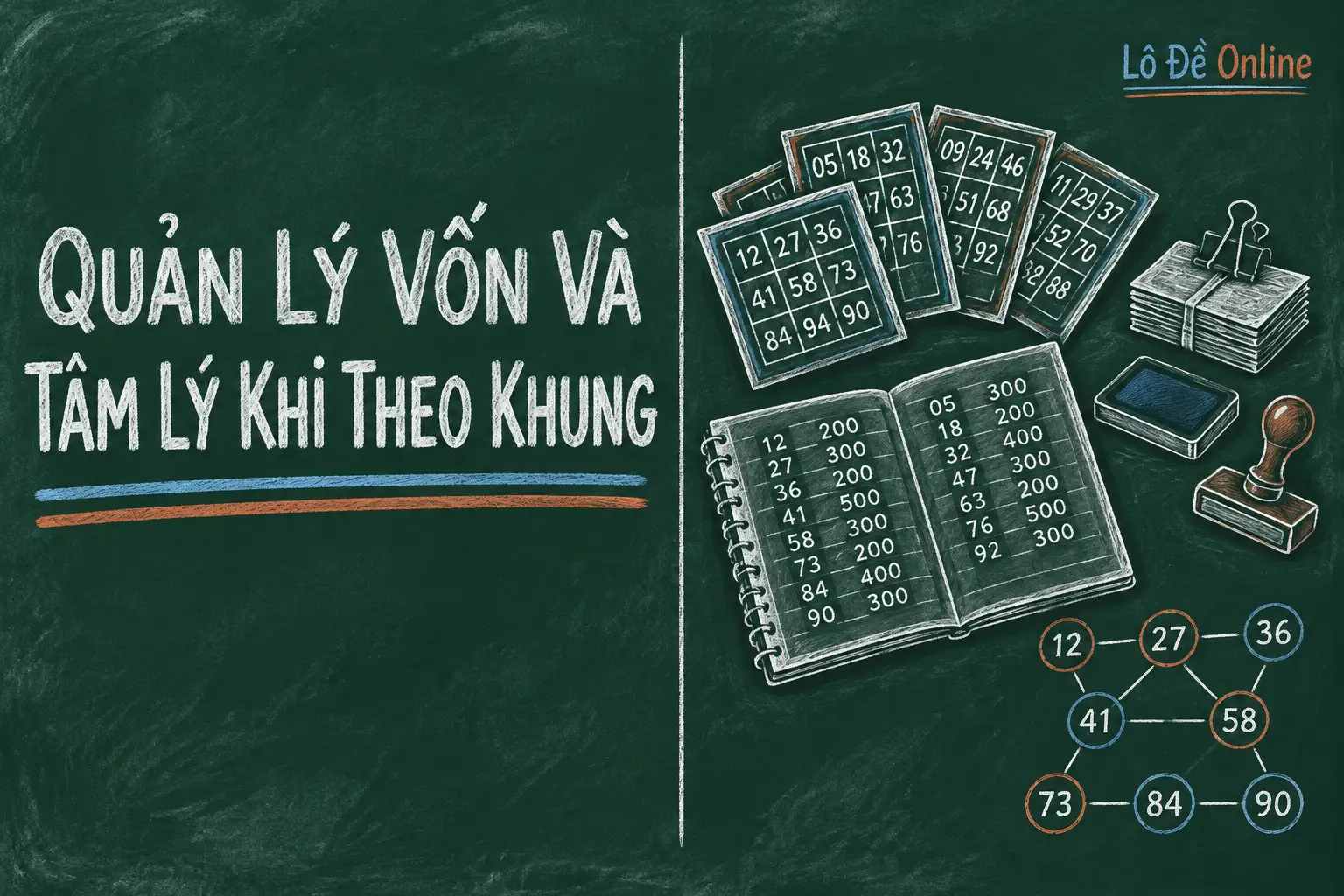 Quản lý vốn là phần quan trọng hơn cả việc chọn số - khung lô 4 số